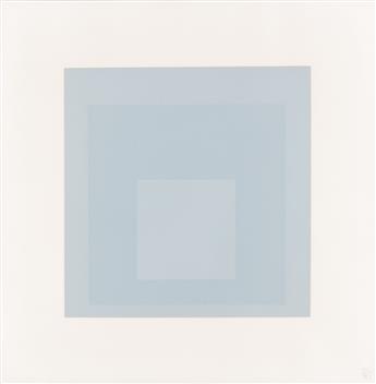 JOSEF ALBERS Group of 6 color screenprints.